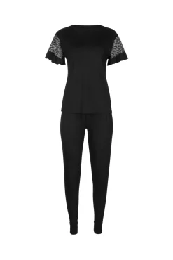 Lisca Pyjama mit kurzen Ärmeln »Smooth«|Damen Pyjamas