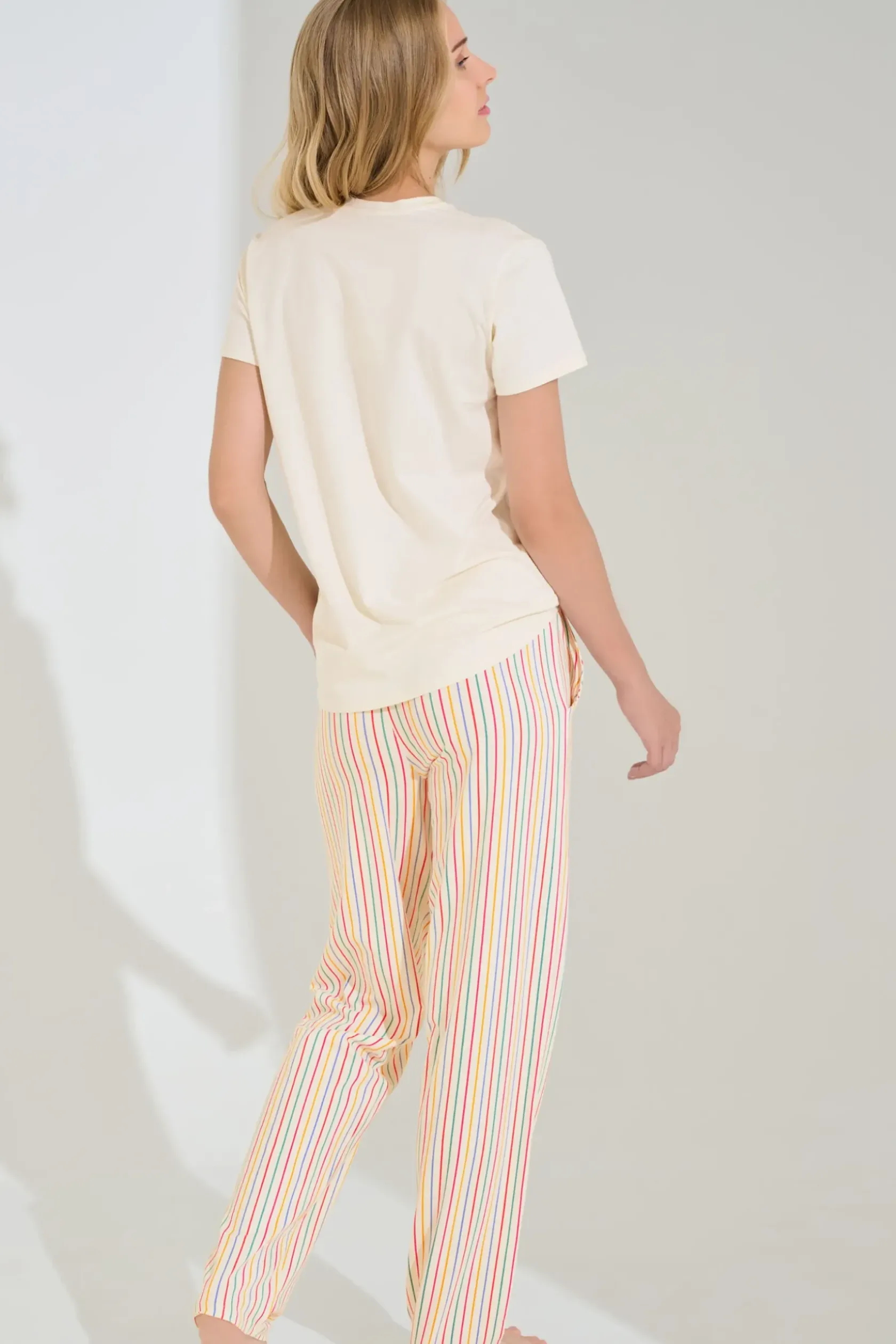 Lisca Pyjama mit Schlafshirt und Hose »Summer«|Damen Pyjamas