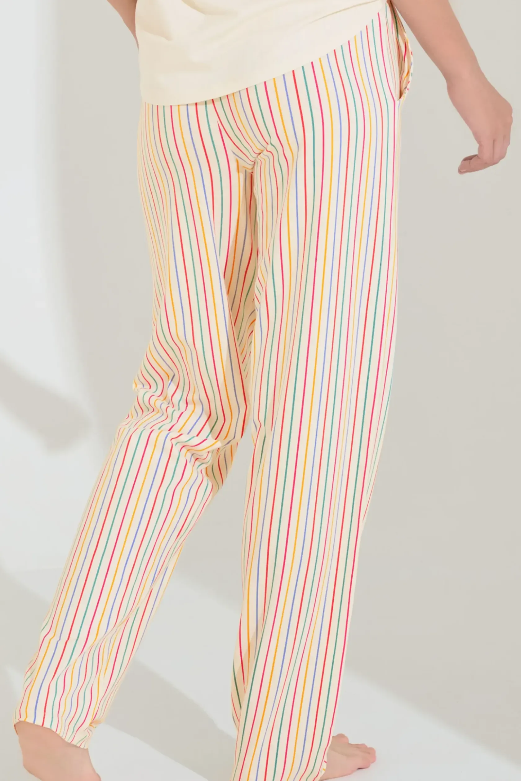 Lisca Pyjama mit Schlafshirt und Hose »Summer«|Damen Pyjamas