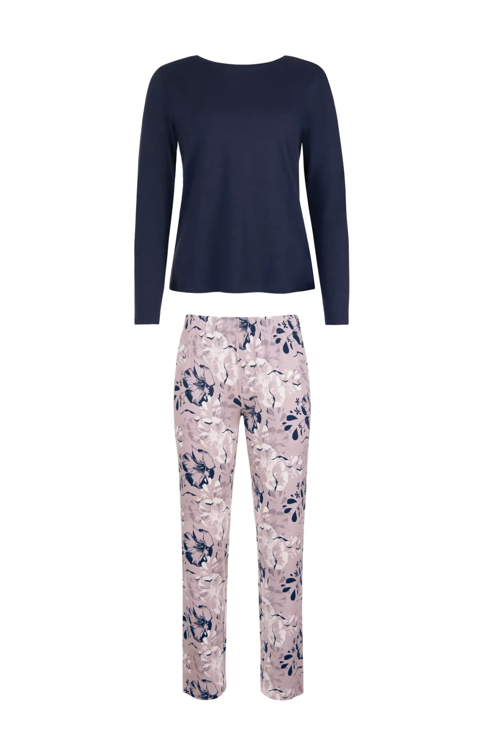 Lisca Pyjama mit Schlafshirt und Hose »Ocean«|Damen Pyjamas