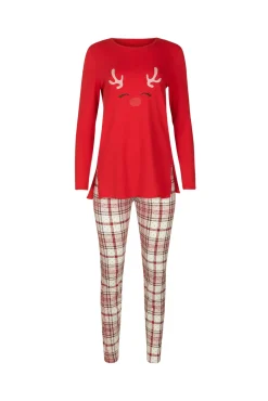 Lisca Pyjama mit Schlafshirt und Leggings »Holiday«|Damen Pyjamas