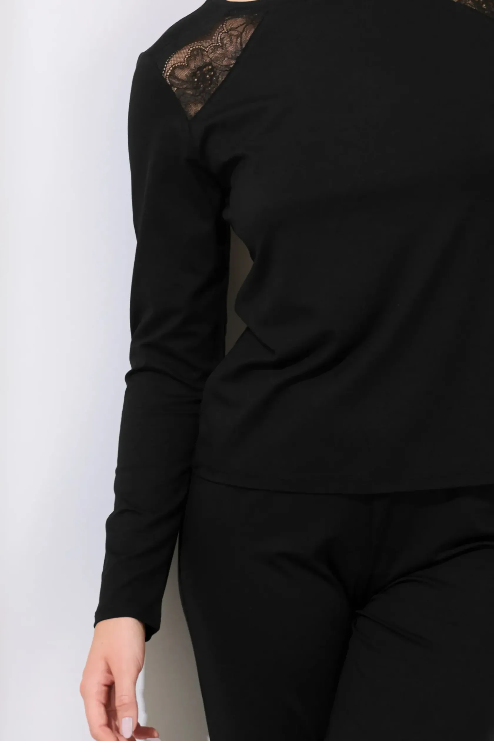 Lisca Pyjama mit Schlafshirt und Hose »Evelyn«|Damen Pyjamas