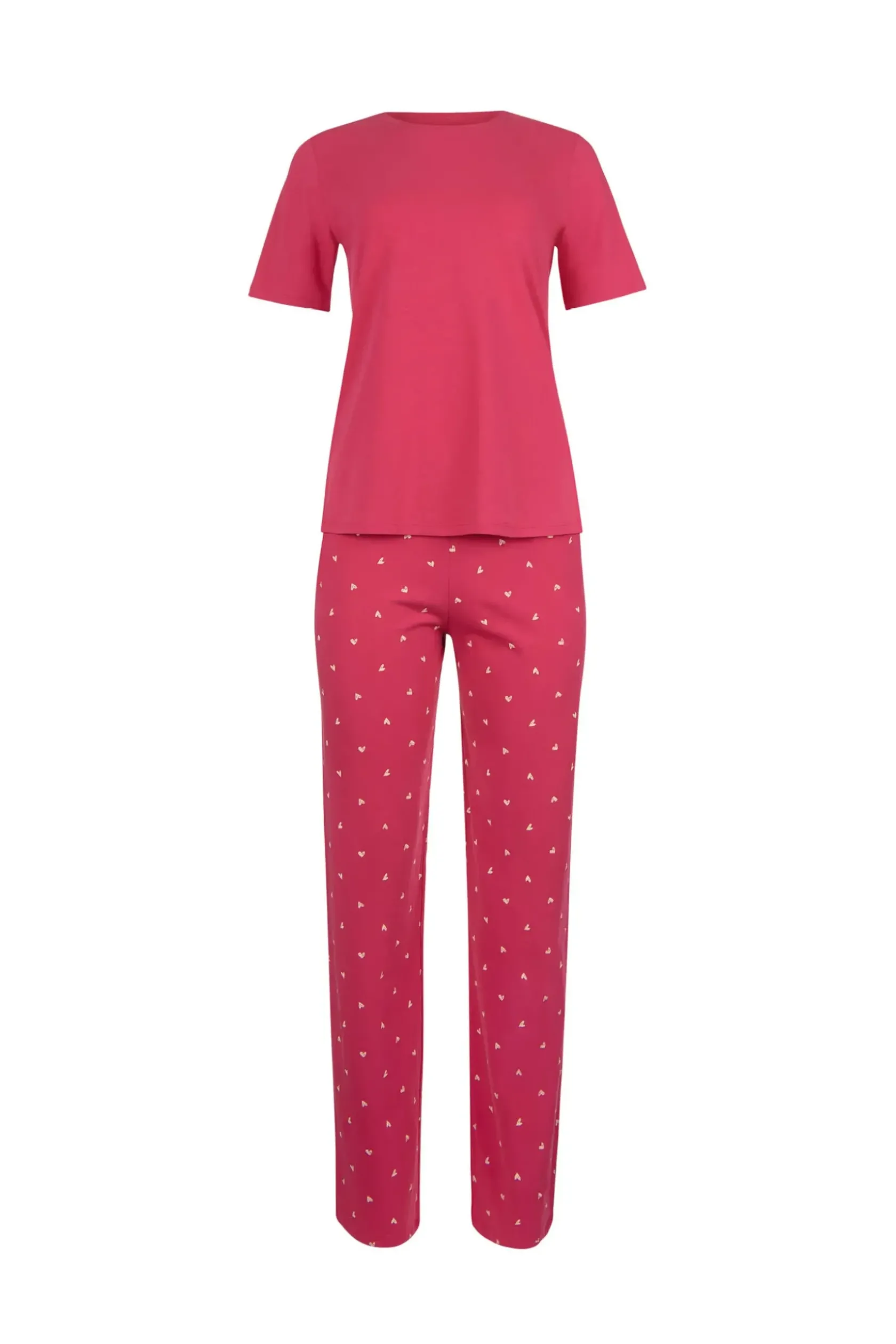 Lisca Pyjama mit Schlafshirt und Hose »True Love«|Damen Pyjamas