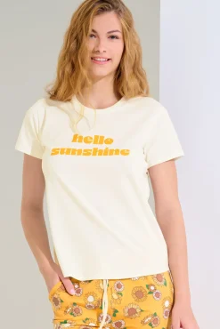 Lisca Pyjama mit Schlafshirt und Hose »Summer«|Damen Pyjamas