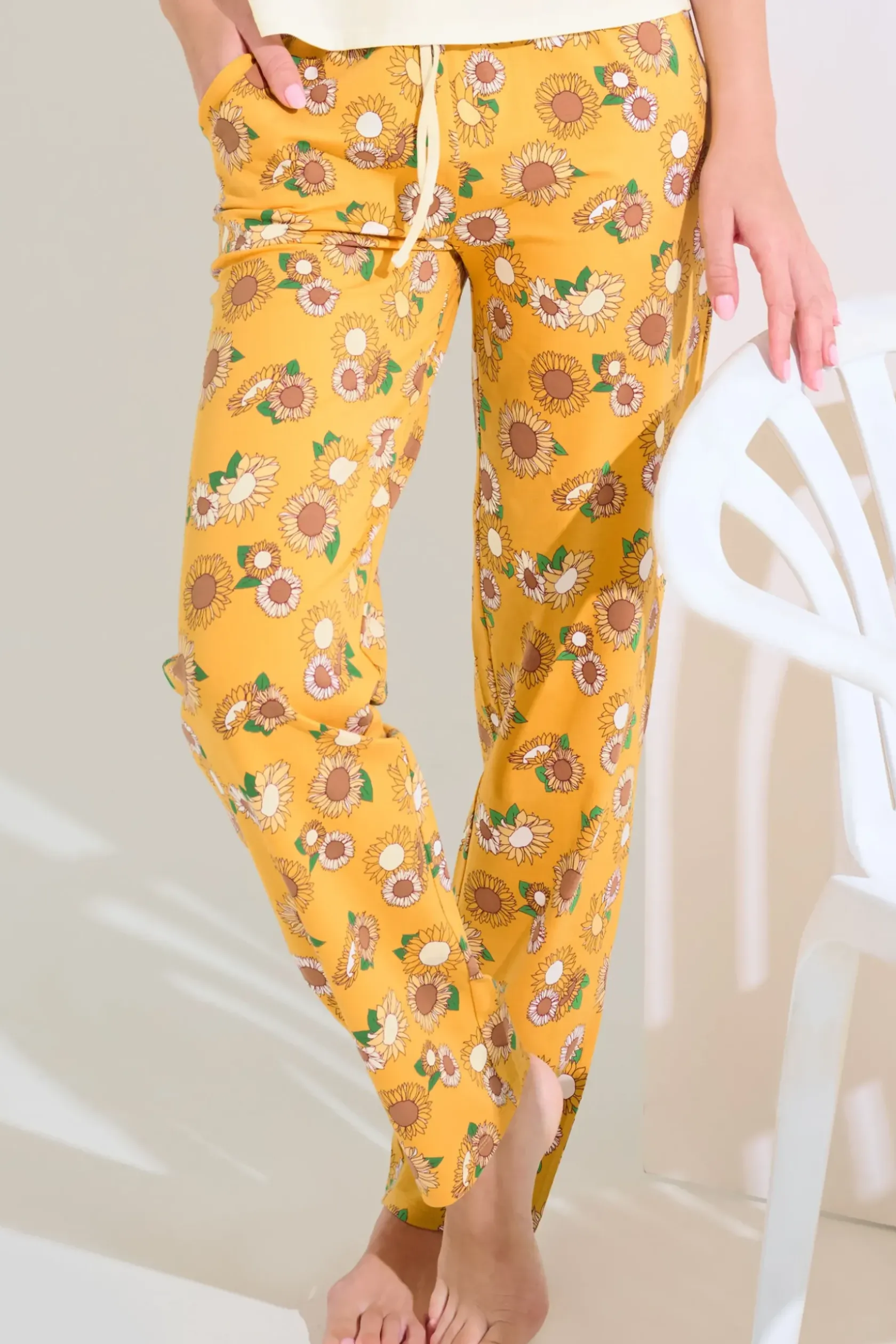 Lisca Pyjama mit Schlafshirt und Hose »Summer«|Damen Pyjamas