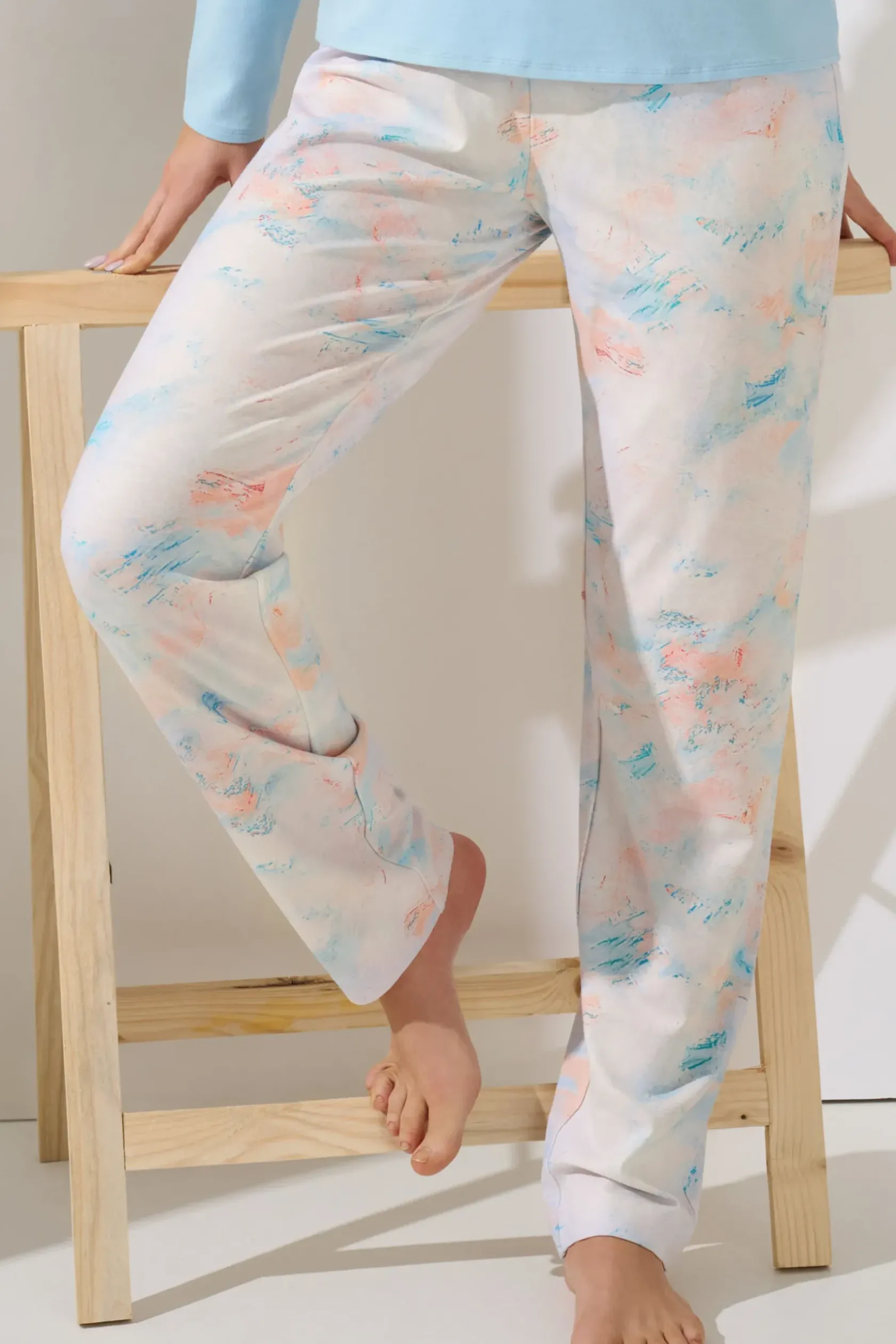 Lisca Pyjama mit Schlafshirt und Hose »Olena«|Damen Pyjamas