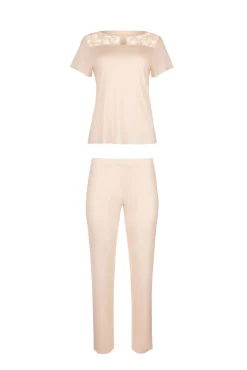Lisca Pyjama mit Schlafshirt und Hose »Patricia«|Damen Pyjamas