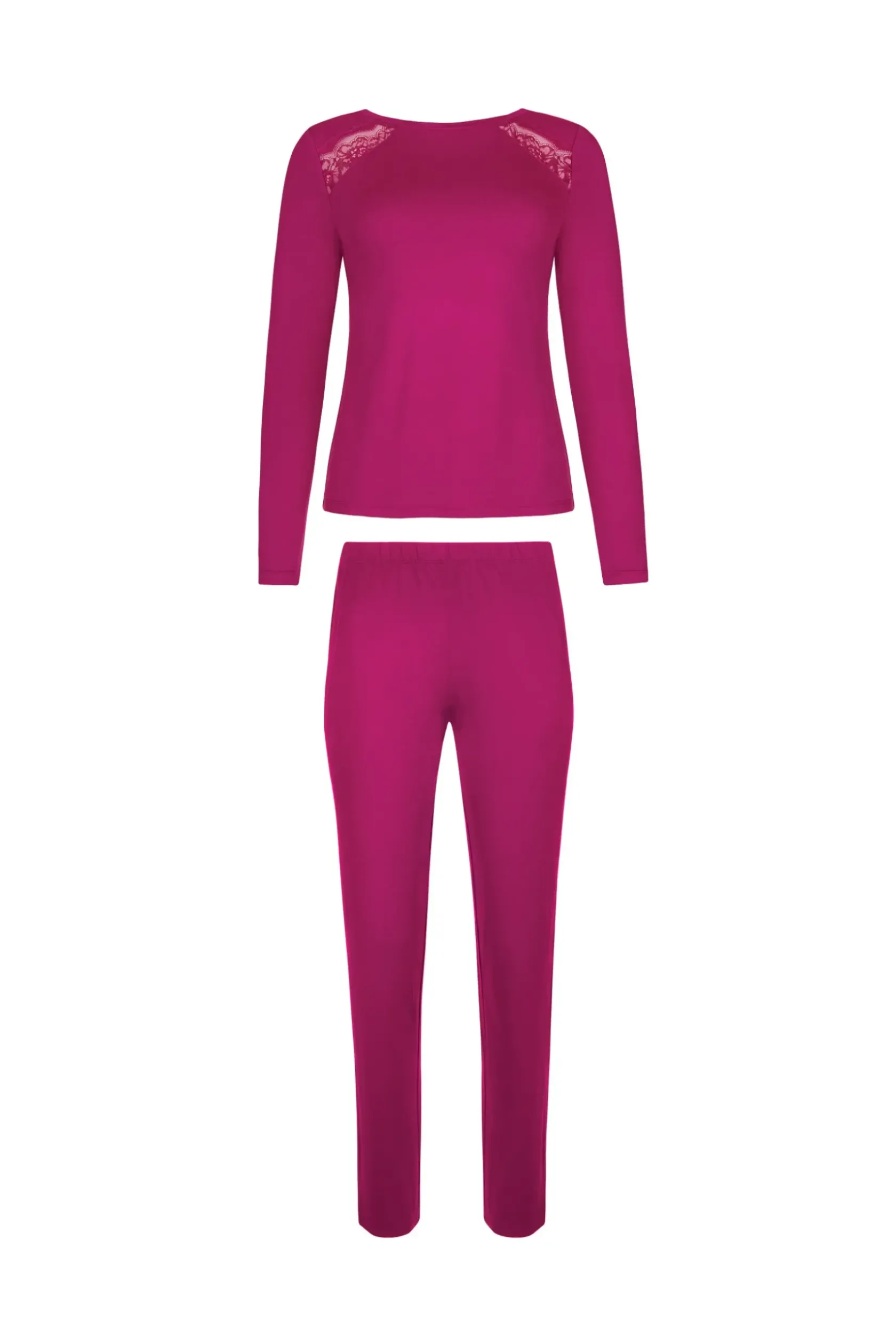 Lisca Pyjama mit Schlafshirt und Hose »Evelyn«|Damen Pyjamas