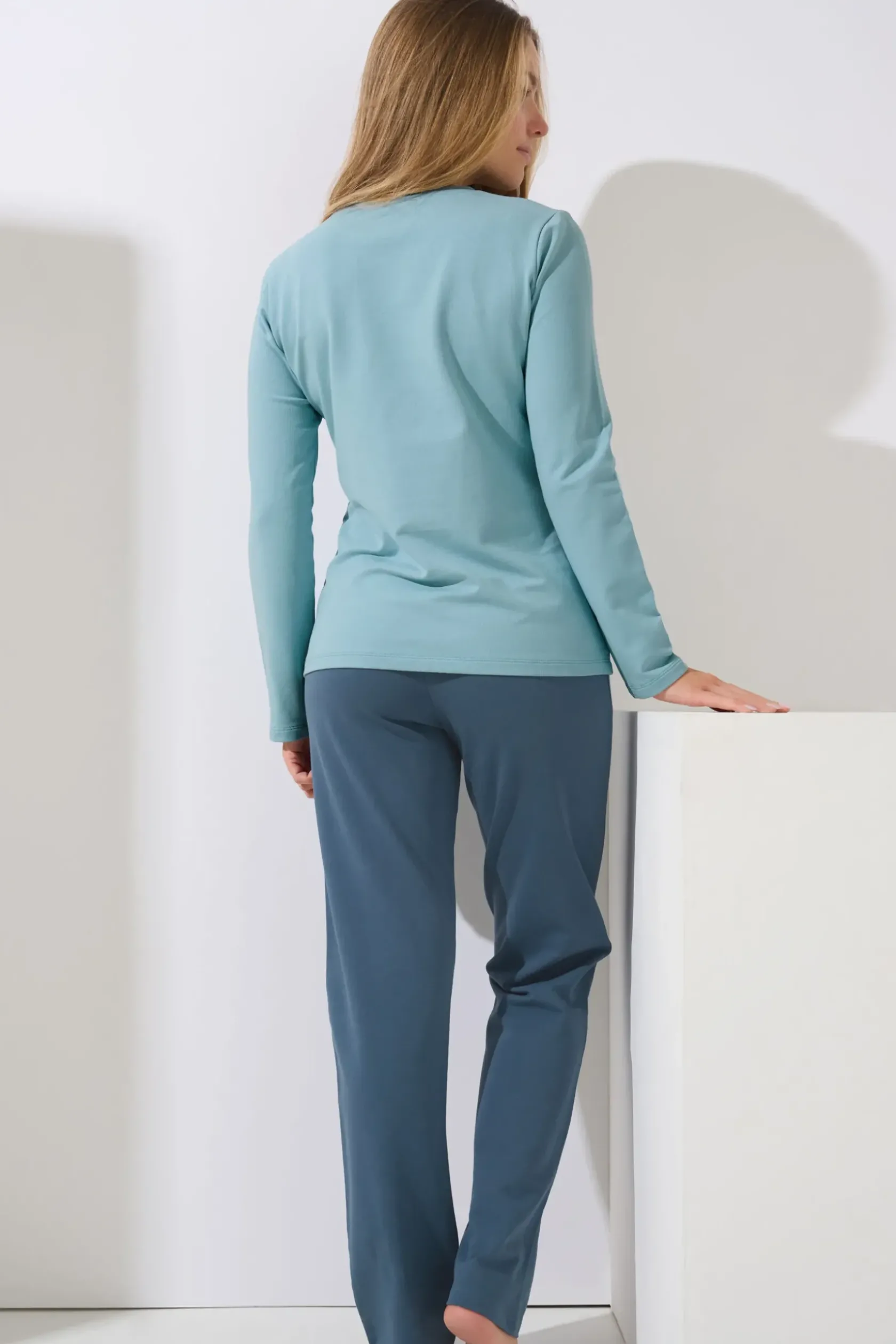 Lisca Pyjama mit Schlafshirt und Hose »Delightful« - Loungewear|Damen Pyjamas