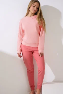 Lisca Pyjama mit Schlafshirt und Hose »Delightful« - Loungewear|Damen Pyjamas