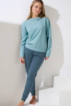 Lisca Pyjama mit Schlafshirt und Hose »Delightful« - Loungewear|Damen Pyjamas