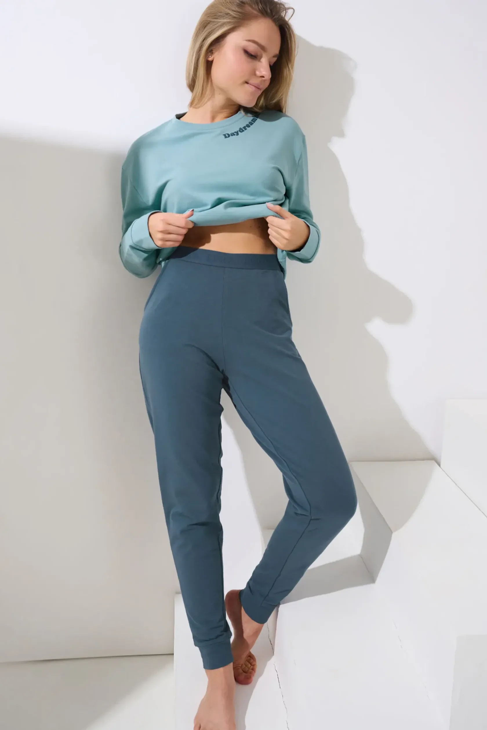 Lisca Pyjama mit Schlafshirt und Hose »Delightful« - Loungewear|Damen Pyjamas