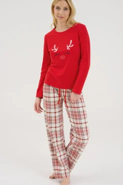 Lisca Pyjama mit Schlafshirt und Hose »Holiday«|Damen Pyjamas