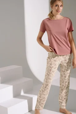 Lisca Pyjama mit Schlafshirt und Hose »Nina«|Damen Pyjamas