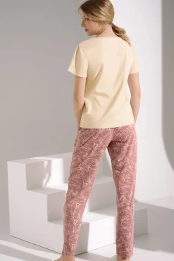 Lisca Pyjama mit Schlafshirt und Hose »Nina«|Damen Pyjamas