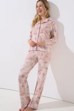 Lisca Pyjama mit Schlafshirt und Hose »Olena«|Damen Pyjamas