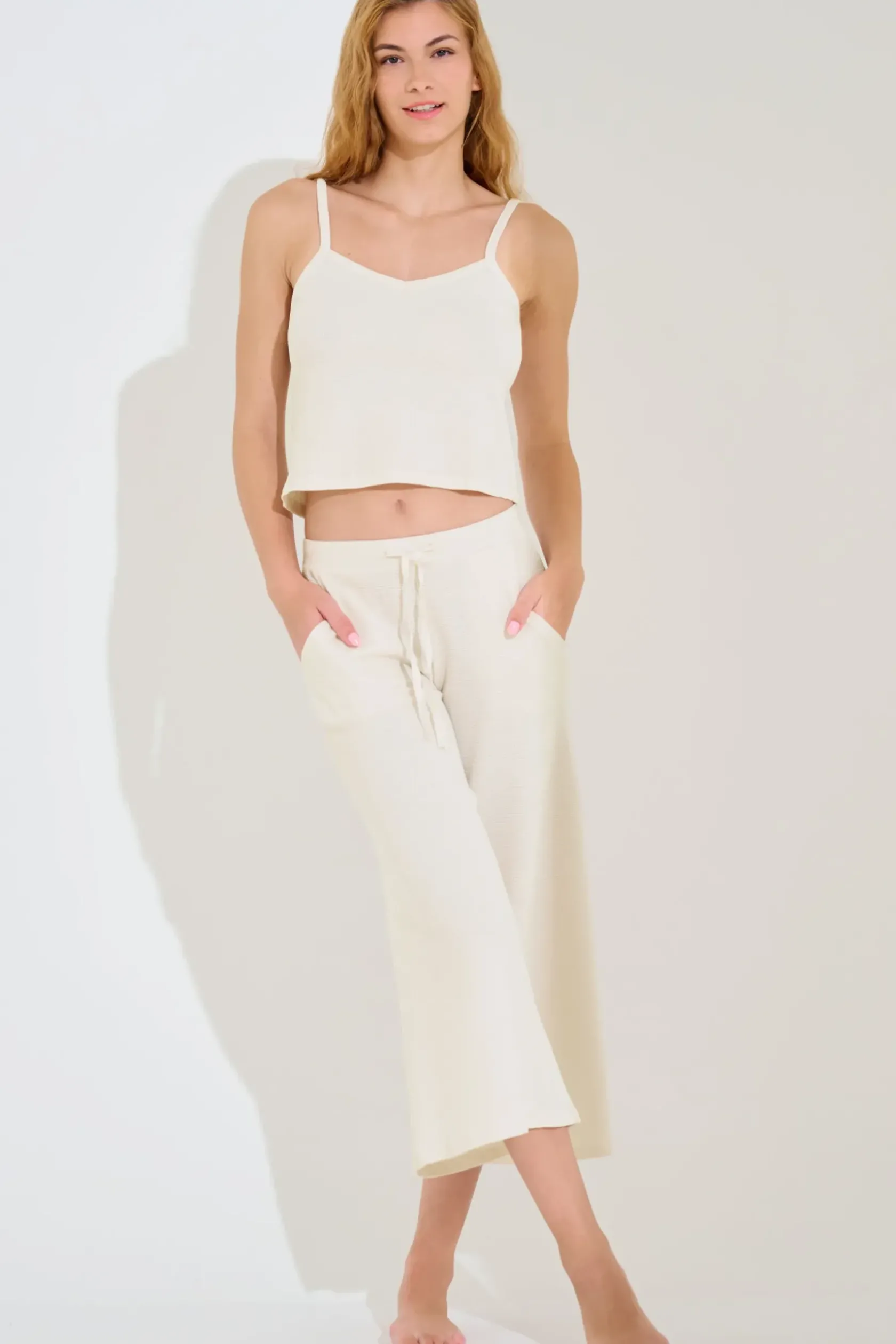Lisca Pyjama mit Schlaftop und Hose »Freely« - Homewear|Damen Pyjamas