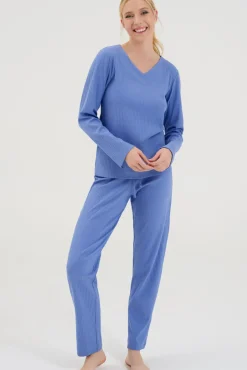 Lisca Pyjama Oberteil Langarm »Lucky«|Damen Pyjamas