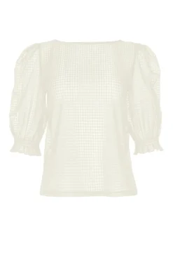 Lisca Transparente Bluse mit Puff-Ärmeln Limitless|Damen Shirts